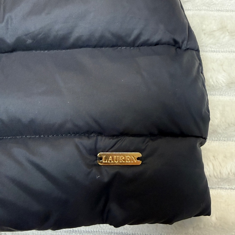 Lauren Ralph Lauren: Women's Black Quilted Down Puffer Jacket, Size S - Picture 8 of 11